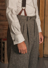 The Bailey Harris Tweed Suit - Old Oak Herringbone