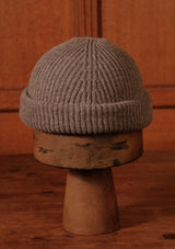 Lambswool Beanie Hat - Grey