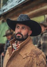 Cattleman Hat - Black Fur Felt