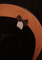 Cattleman Hat - Black Fur Felt