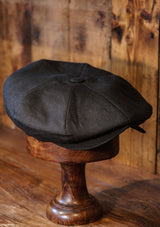 Stanton Baker Boy - (Wide-Width) Slate Black Linen