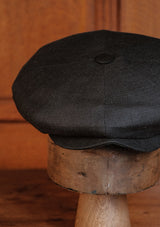 Stanton Baker Boy - (Wide-Width) Slate Black Linen