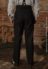 The Coleman 3 Piece Suit - Black w/ White Fleck