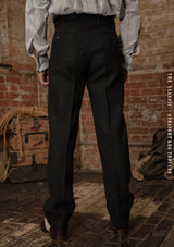 The Coleman 3 Piece Suit - Black w/ White Fleck
