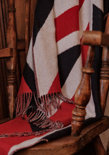 Super-soft Merino Wool Throw - Union Jack