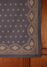 'Frontier Blue' 100% Cotton Selvedge Bandana - #3