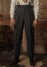Bailey Harris Tweed Clark Trouser - Atlantic Blue Check
