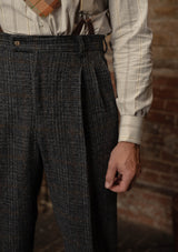 Bailey Harris Tweed Clark Trouser - Atlantic Blue Check