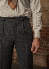 Bailey Harris Tweed Classic Trouser - Atlantic Blue Check