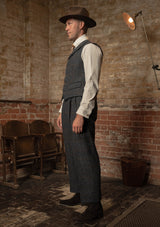 Bailey Harris Tweed Waistcoat - Atlantic Blue Check