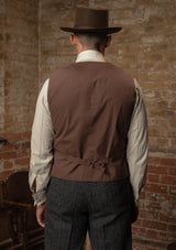 Bailey Harris Tweed Waistcoat - Atlantic Blue Check