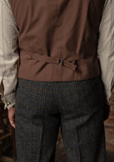 Bailey Harris Tweed Waistcoat - Atlantic Blue Check