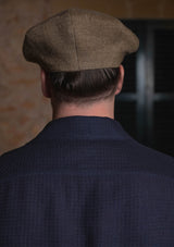 Crochet Short Sleeve Board Shirt - Navy