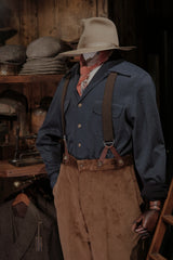 Connell Super-soft Cotton Board Shirt - Storm Blue