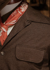 Connell Super-soft Cotton Board Shirt - Peat Brown