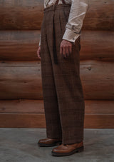 Brockman Harris Tweed Clark Trouser - Autumn Leaf Check