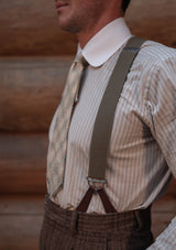 Brockman Harris Tweed Clark Trouser - Autumn Leaf Check