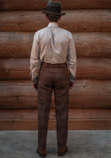 Brockman Harris Tweed Classic Trouser - Autumn Leaf Check