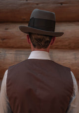 Brockman Harris Tweed Waistcoat - Autumn Leaf Check