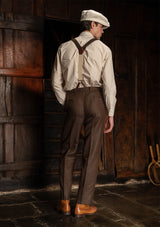 Semi Spearpoint Japanese Cotton Shirt - Saddlebrook Stripe