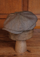 Morwell Baker Boy - (Mid-Width) Saddle Brown Linen