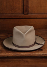 Burbank Rancher Hat - Open Crown - Malted Cream & Tobacco