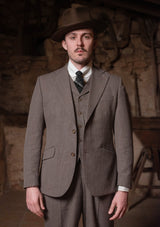 Coleman Jacket - Cement Hopsack