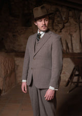 Coleman Jacket - Cement Hopsack