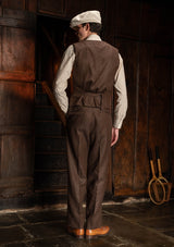 Coleman Waistcoat - Tobacco Herringbone