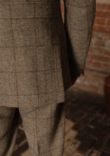 Brockman Harris Tweed Jacket - Light Grey & Cinnamon Check