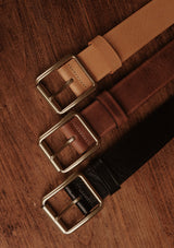 Saddle Leather Classic Belt - Black