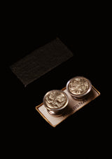 Original 1920's Floral Scroll Snap Cufflinks