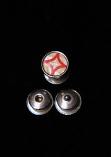 Original 1920's Red Diamond Snap Cufflinks