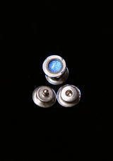 Original 1920's Blue Centre Snap Cufflinks