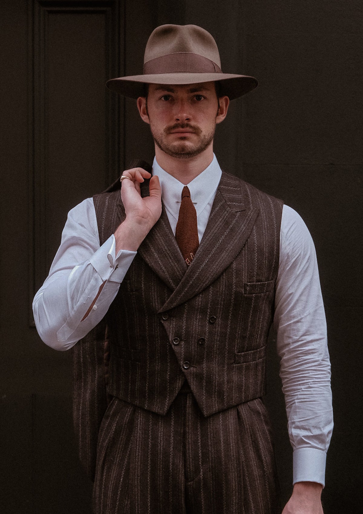 vintage double breasted waistcoat