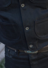 Rawlins Selvedge Denim Waistcoat - Farriers Black