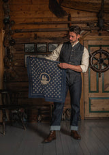 Limited Edition 'Arctic Circle' 100% Selvedge Cotton Bandana - #9