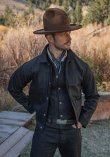 Rawlins Selvedge Denim Waistcoat - Farriers Black