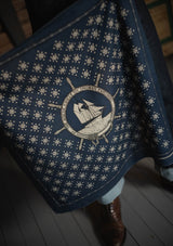 Limited Edition 'Arctic Circle' 100% Selvedge Cotton Bandana - #9