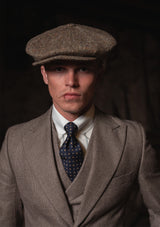 Emile Merino Wool Jacket - Dark Brown Prince of Wales