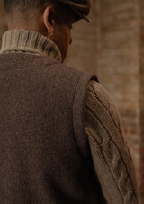 Pure Wool Vest - Hazel