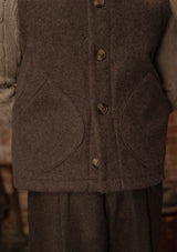 Pure Wool Vest - Hazel