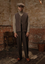Pure Wool Vest - Hazel