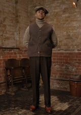 Pure Wool Vest - Hazel