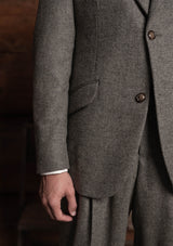 Emile Wool Flannel Jacket - Arctic Stone