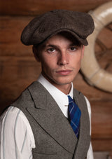Emile Wool Flannel Double Breasted Waistcoat - Arctic Stone