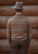 Stonybreck Lambswool Fair Isle Sweater - Burnt Oranges
