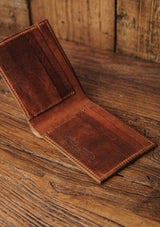 Saddle Leather Wallet - Tan