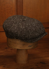 Fulton Baker Boy - (Mid-Width) Black Grain Donegal Tweed