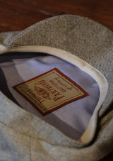 Fulton Baker Boy - (Mid-Width) Moss Herringbone Pure Silk